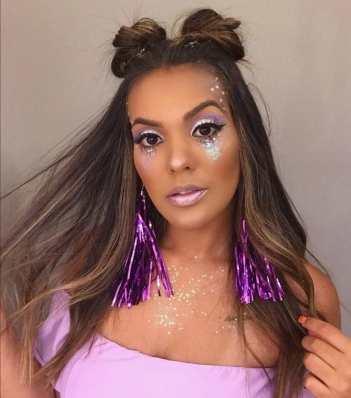 penteados carnaval com tranças