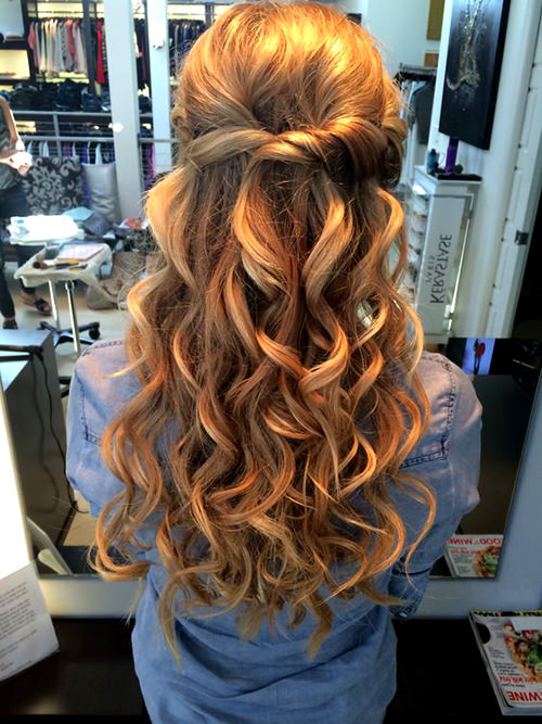 como fazer penteado chique cabelo solto com ondas naturais