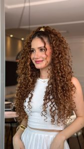 penteado chique cabelo solto