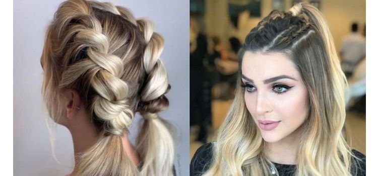 penteados com trança para cabelo liso