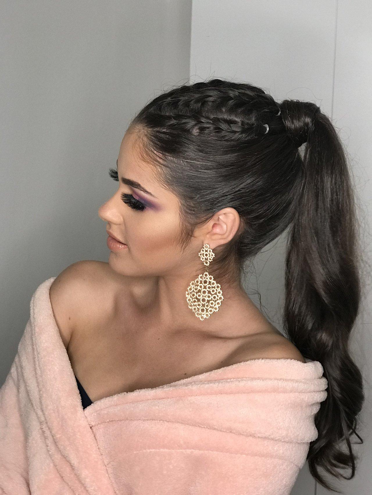 penteado de cabelo com rabo de cavalo