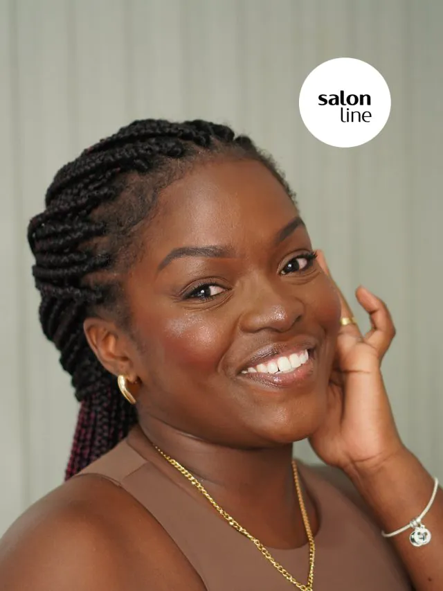 penteado de trança jumbo para transição capilar