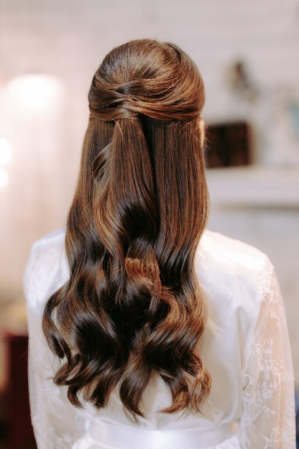 penteado para cabelo liso