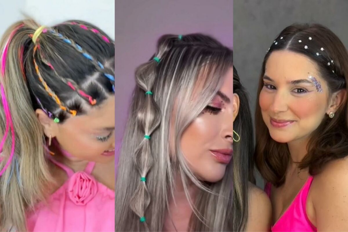 penteado do carnaval