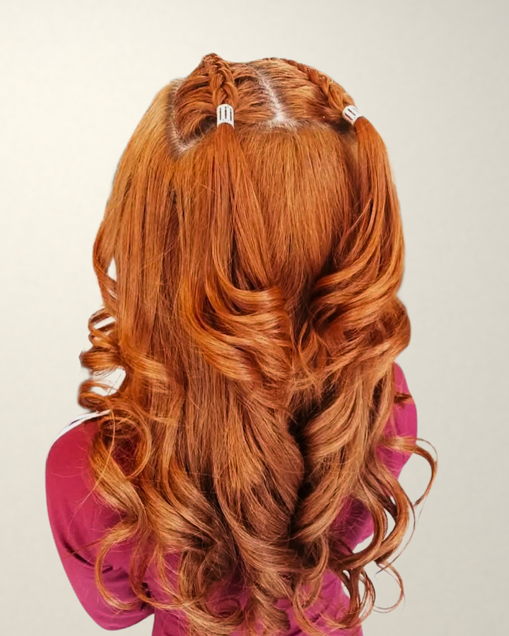 penteado carnaval para cabelo curto cacheado