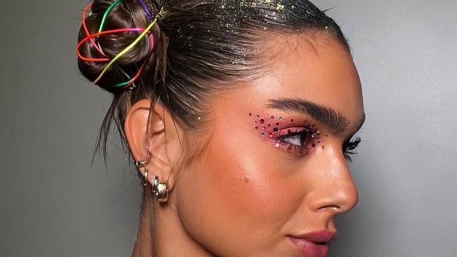 penteado do carnaval