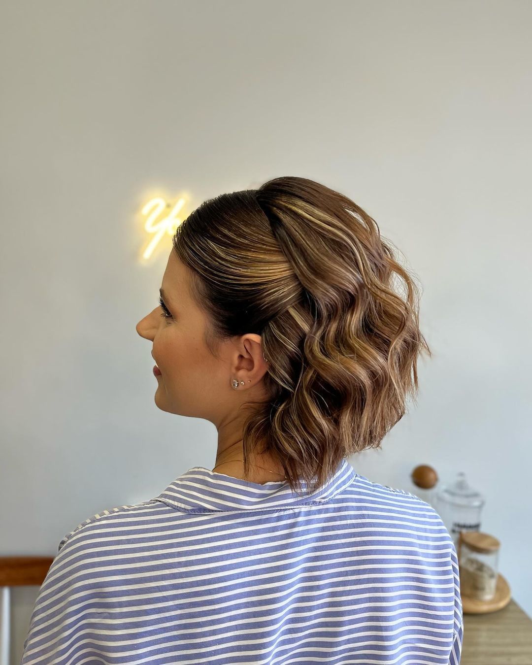 penteado madrinha cabelo curto liso penteado trança lateral