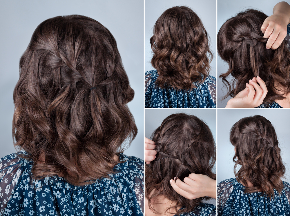 penteado madrinha cabelo curto liso penteado com volume