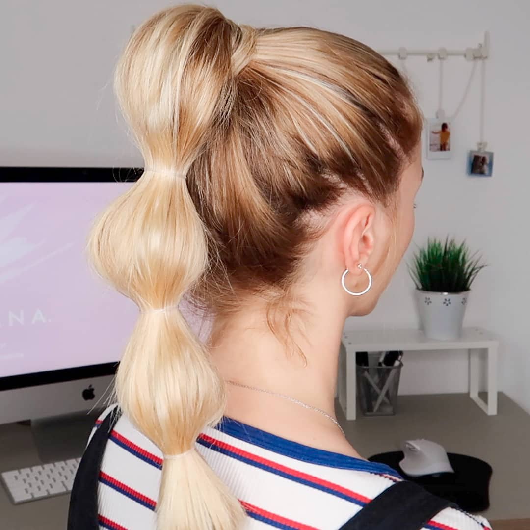 penteado no cabelo todo