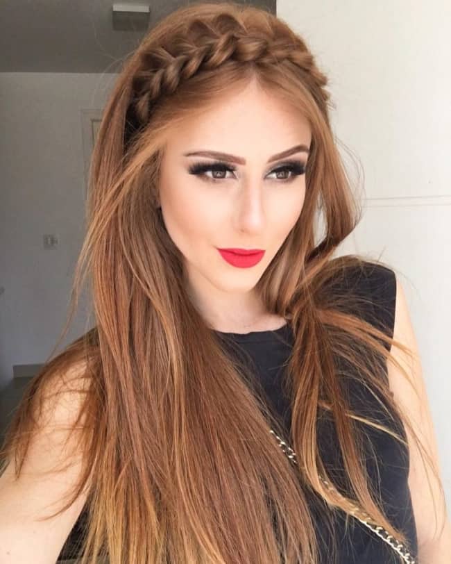 penteado fácil para festa