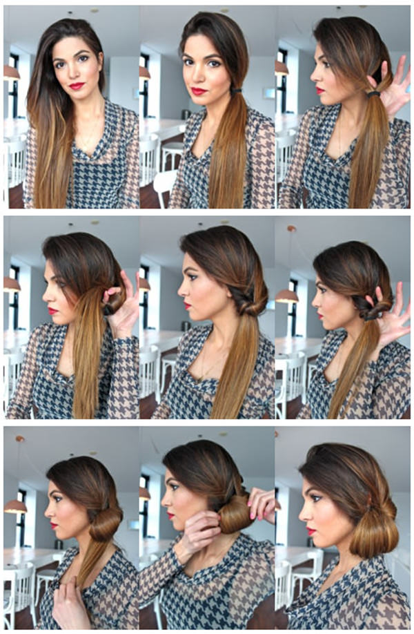 penteado fácil para cabelo curto