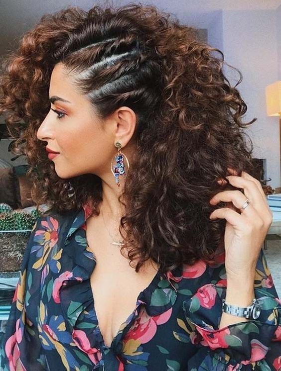 penteado fácil para o trabalho