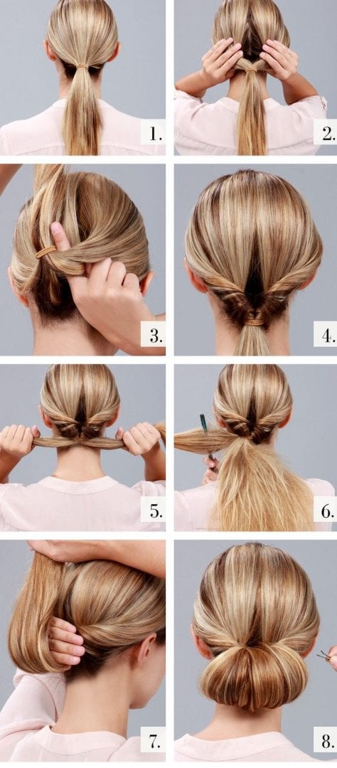 penteado fácil para festa
