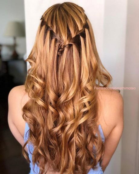 penteado com franja presa cabelo liso