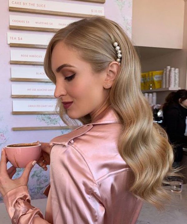 penteado simples madrinha com trança