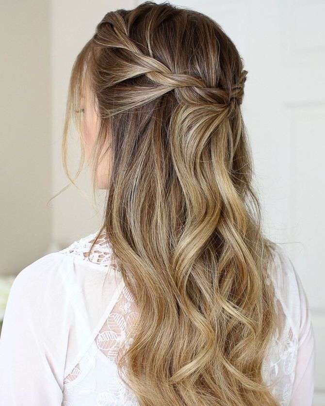 penteado simples liso