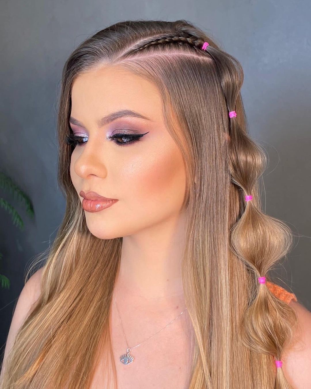 penteado com trança tiara passo a passo