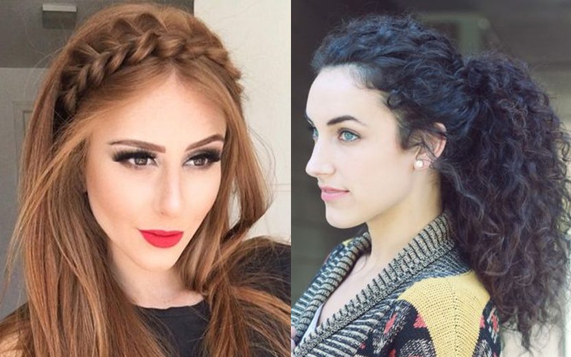 penteados para escola com trança embutida passo a passo