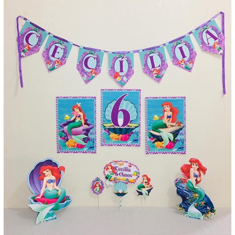 decoração festa infantil sereia