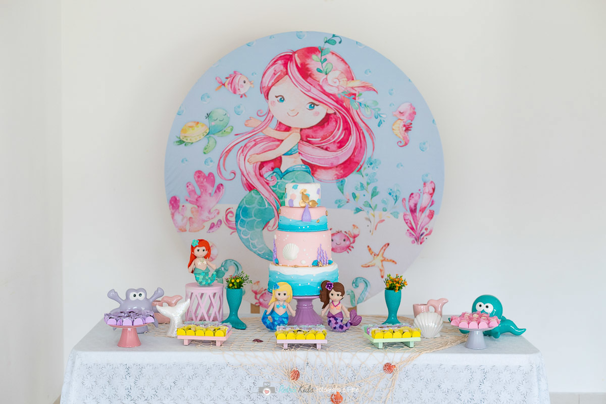 kit festa sereia completa