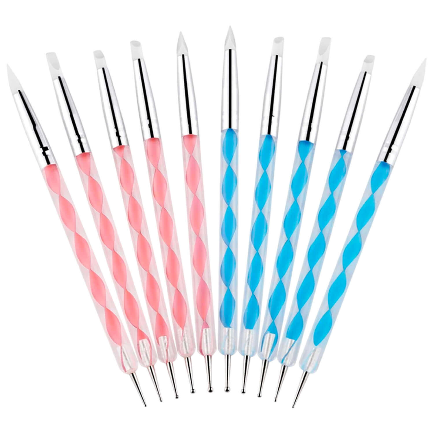 melhores designs de unhas com pincel