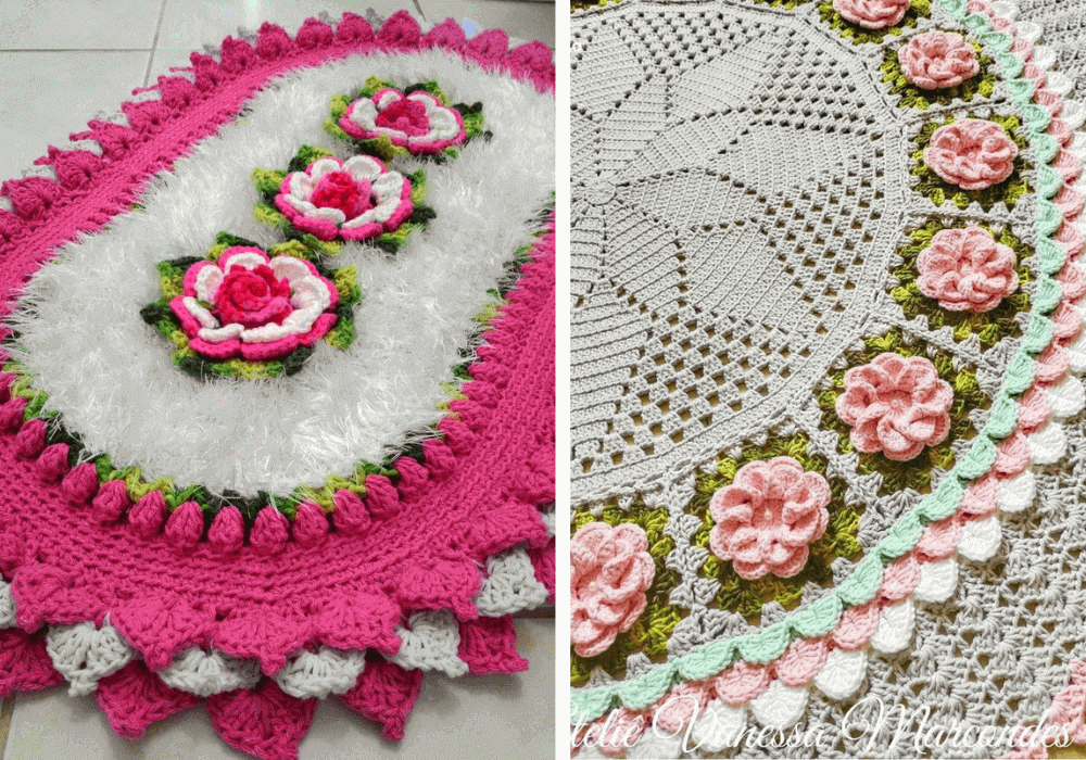 pinterest tapetes de croche