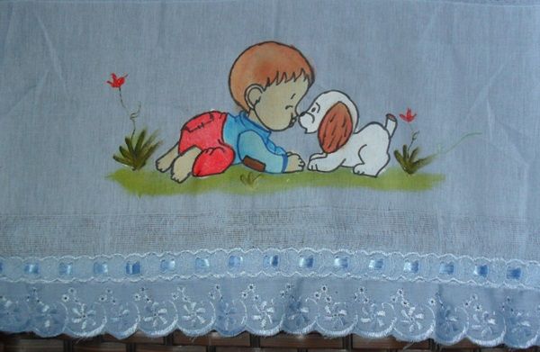 Como Personalizar Fraldas com o Nome do Bebê e Desenhos de Cachorros