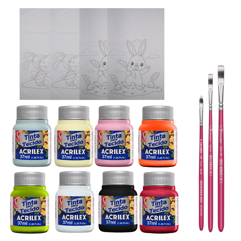 Guia Completo: Escolhendo os Pincéis Certos para Cada Efeito na Pintura em Tecido