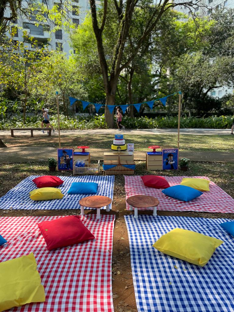 decoração piquenique infantil