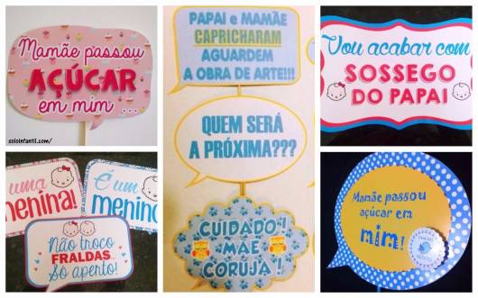 placas para cha de bebe png