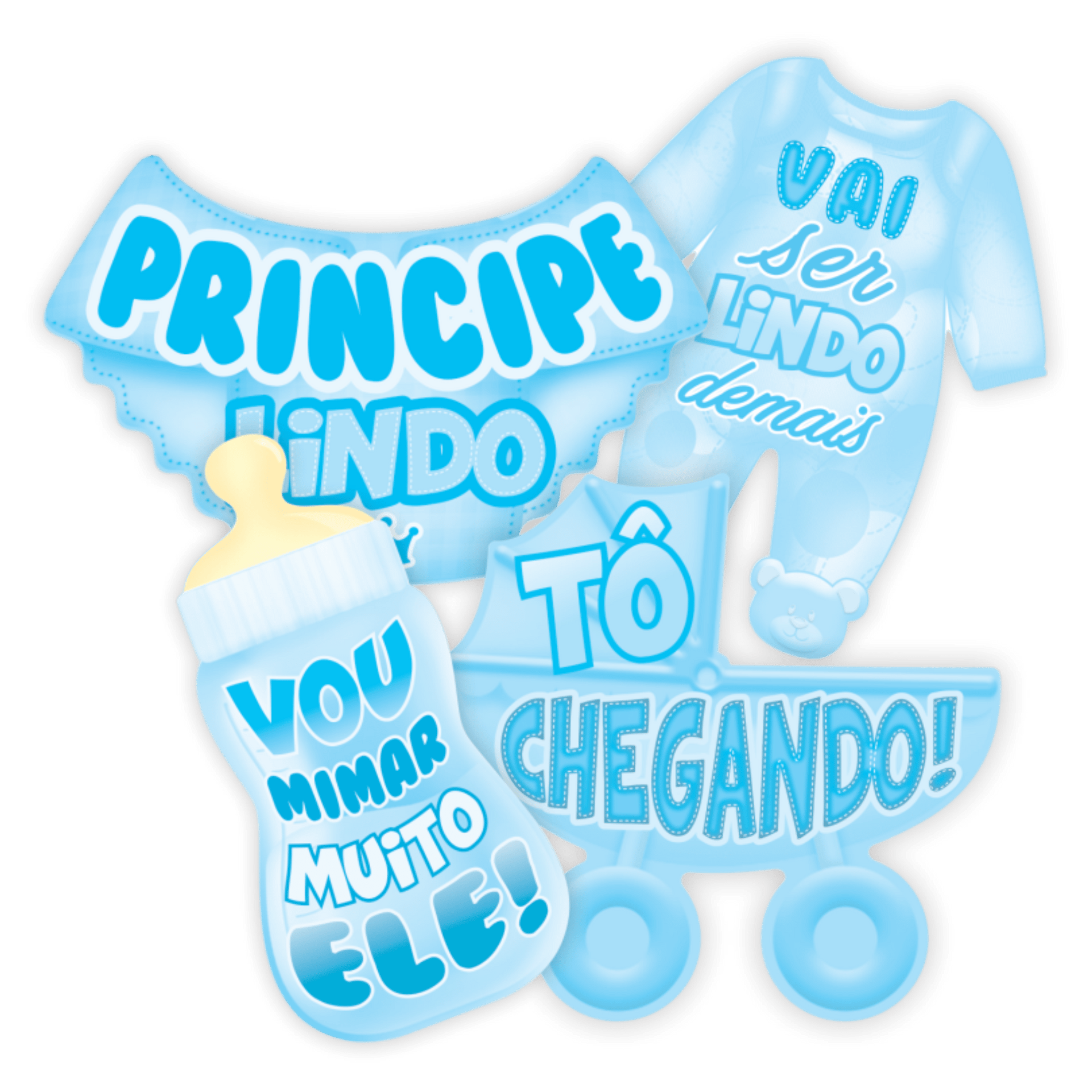 placas para cha de bebe png