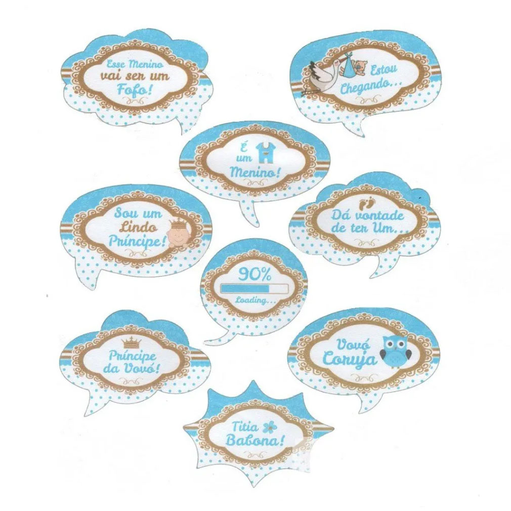 placas para cha de bebe png