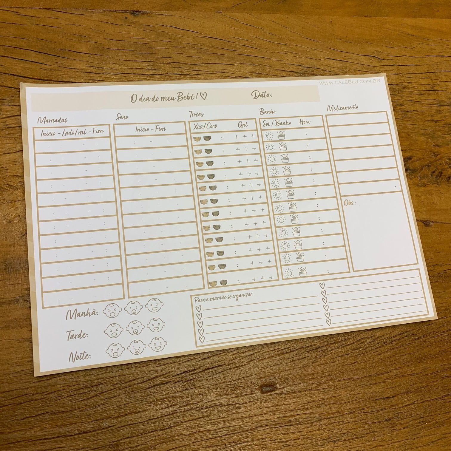 Guia Completo: Planilha de Rotina Diária para Recém-Nascidos