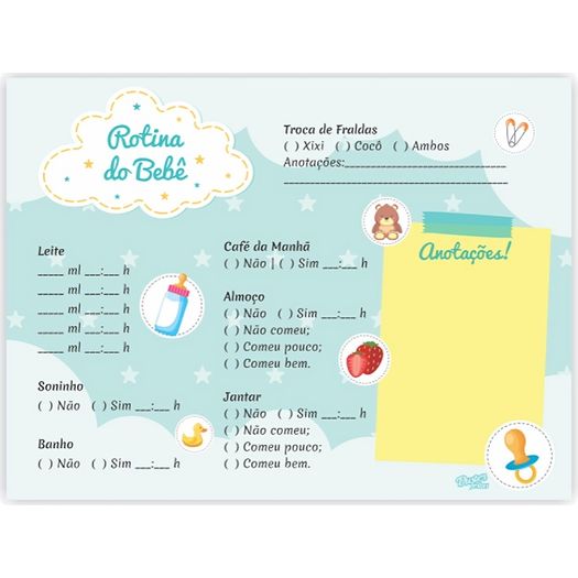 Guia Completo: Planilha de Rotina Diária para Recém-Nascidos