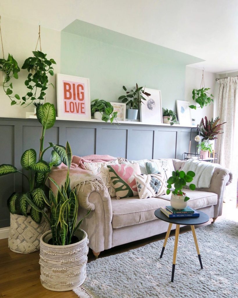 suportes para plantas de sala