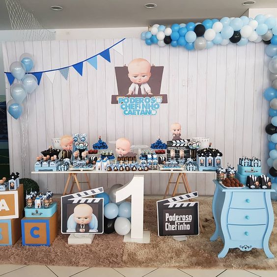 decoração poderoso chefinho vs festa simples