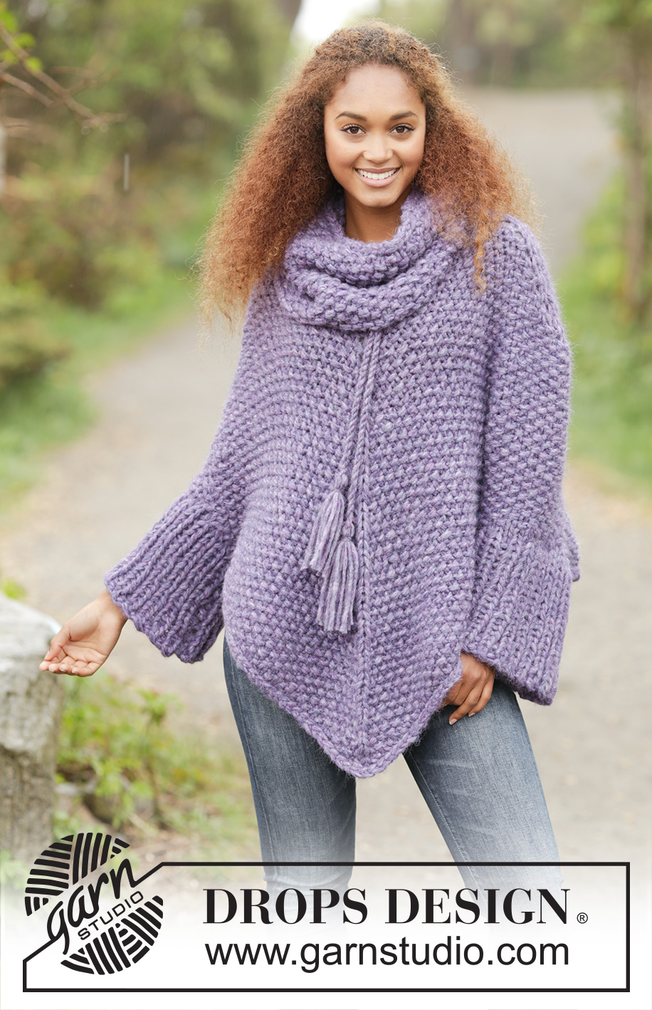 Poncho de Crochê com Gola Alta: Conforto e Estilo para o Inverno