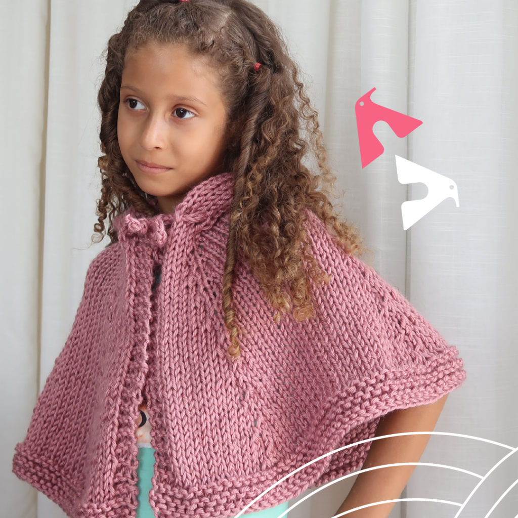 poncho de croche infantil