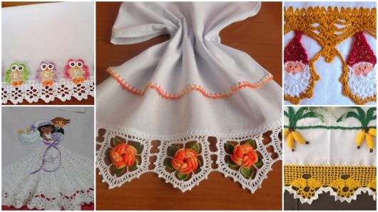 Os Melhores Tipos de Linha para Bico de Crochê em Pano de Prato