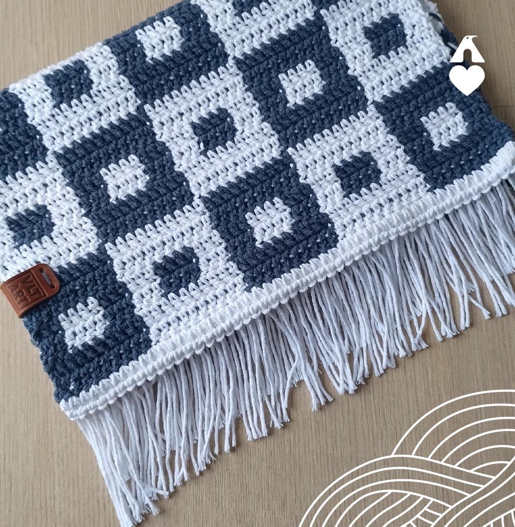 pontos de croche para tapetes