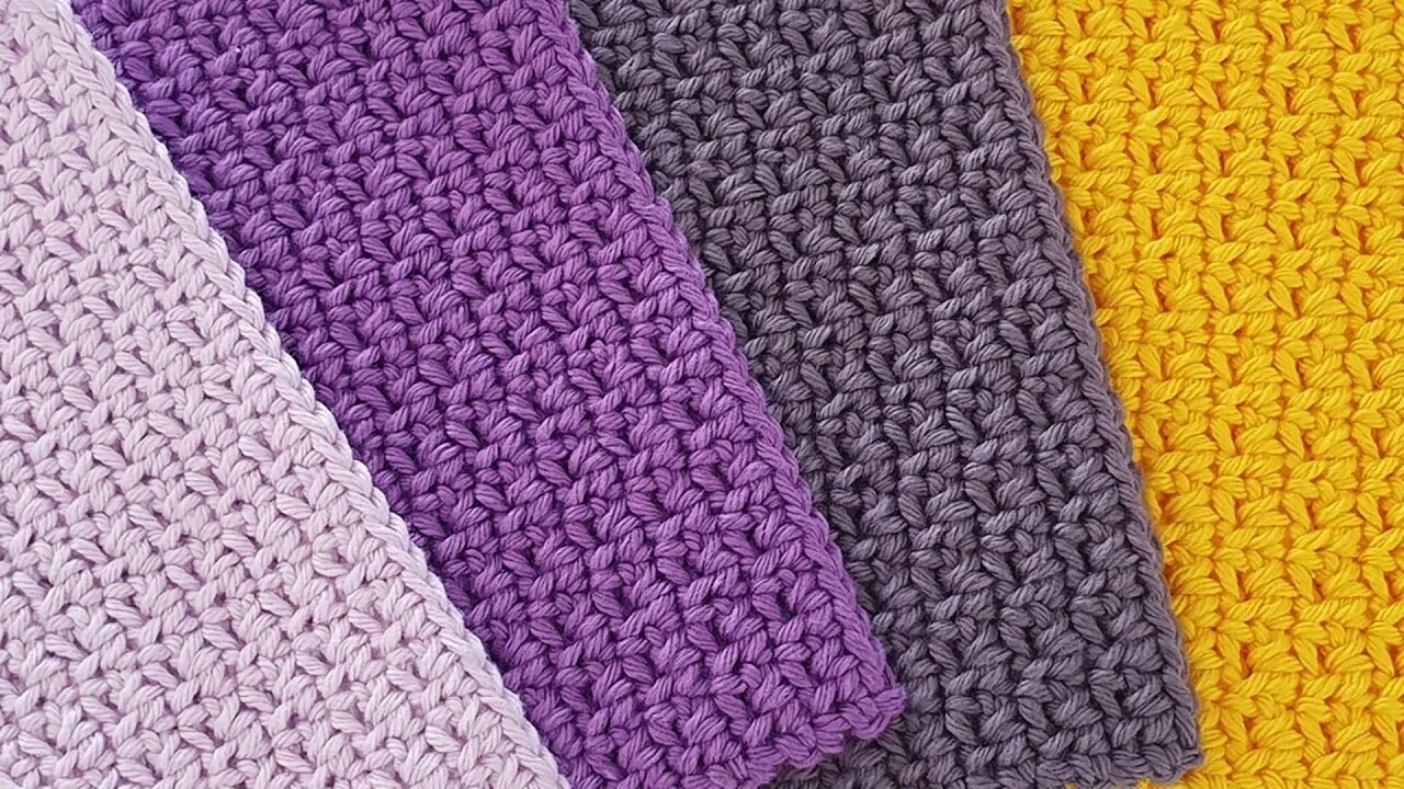 pontos de croche para tapetes