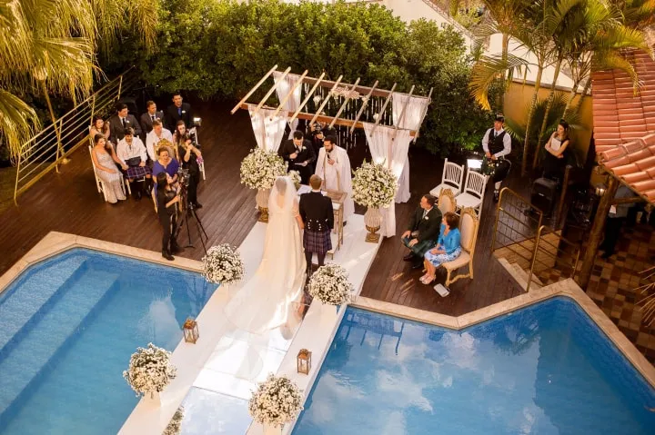 pool party decoração simples