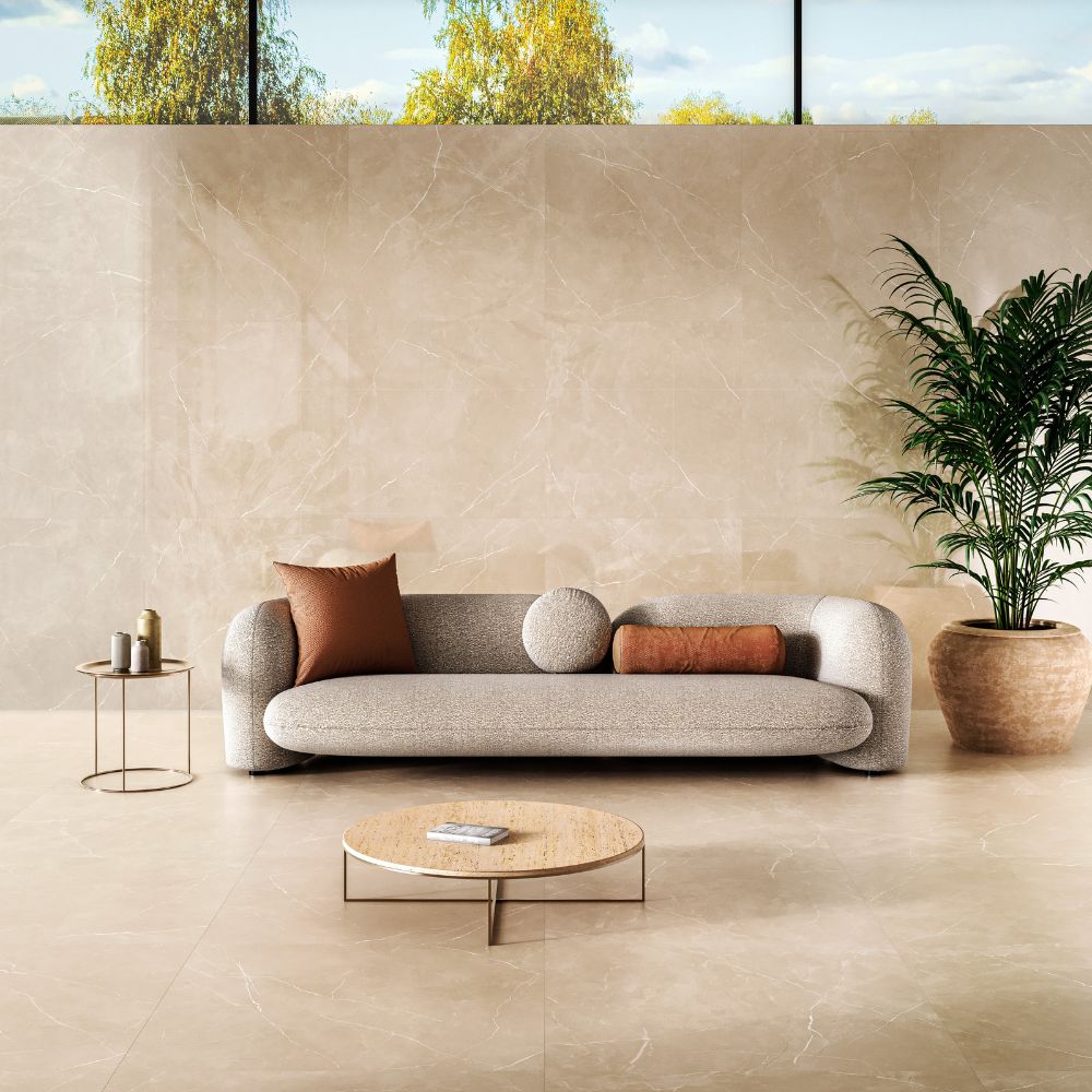 porcelanato bege escuro polido 60x120