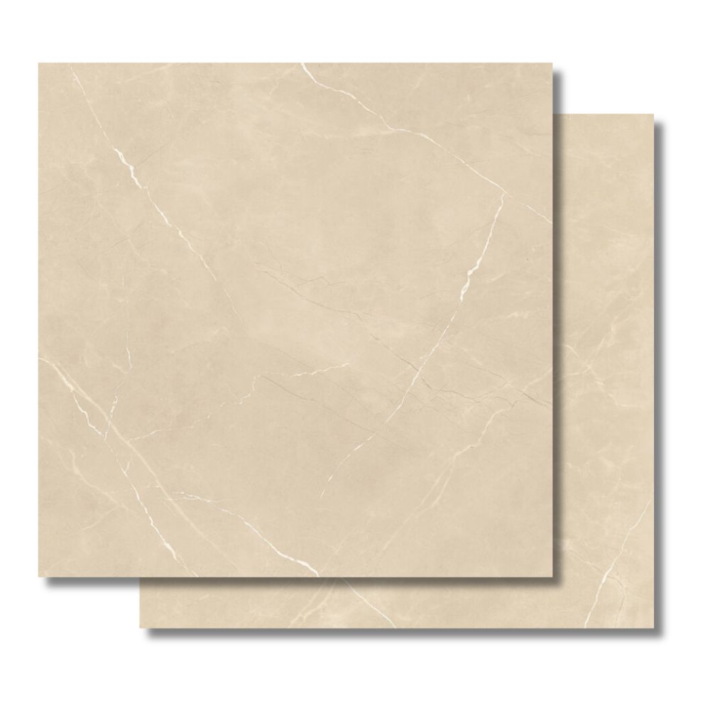 porcelanato bege escuro polido 90x90