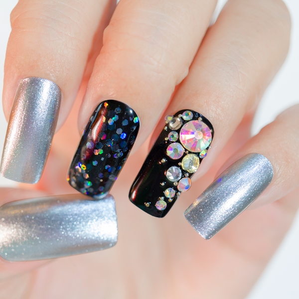 ideias unhas postiças realistas decoradas