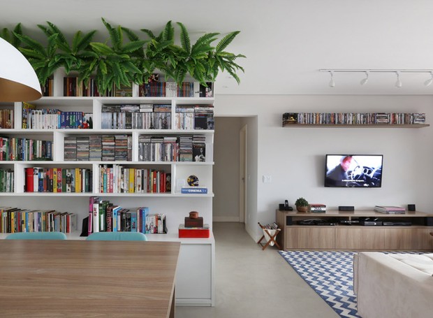 prateleira sala decoração