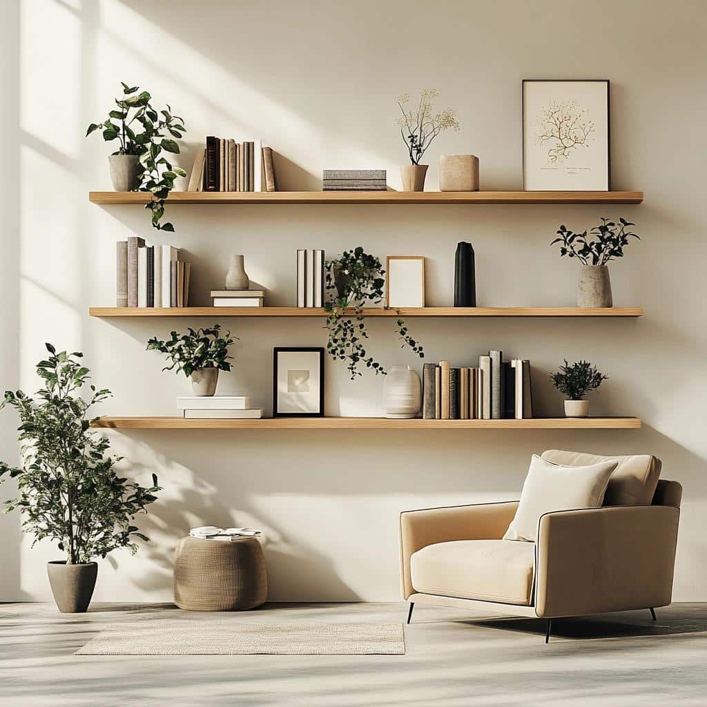 prateleira sala pequena vs sala grande