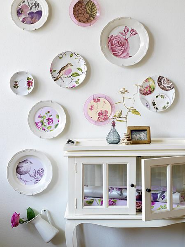 pratos decorativos artesanais