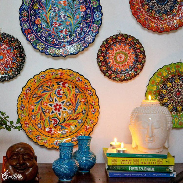 pratos vintage para decoração