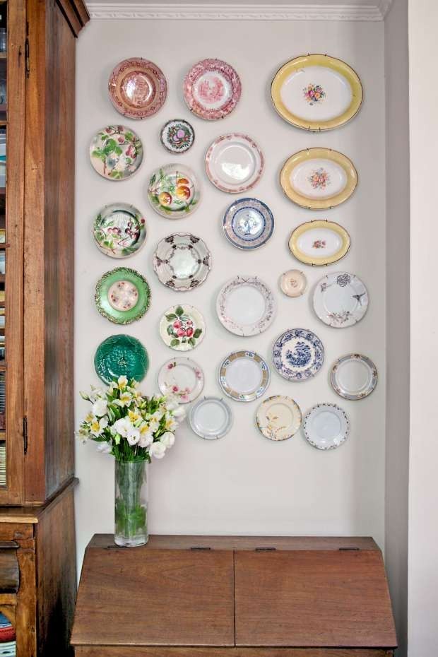ideias de decoração com pratos